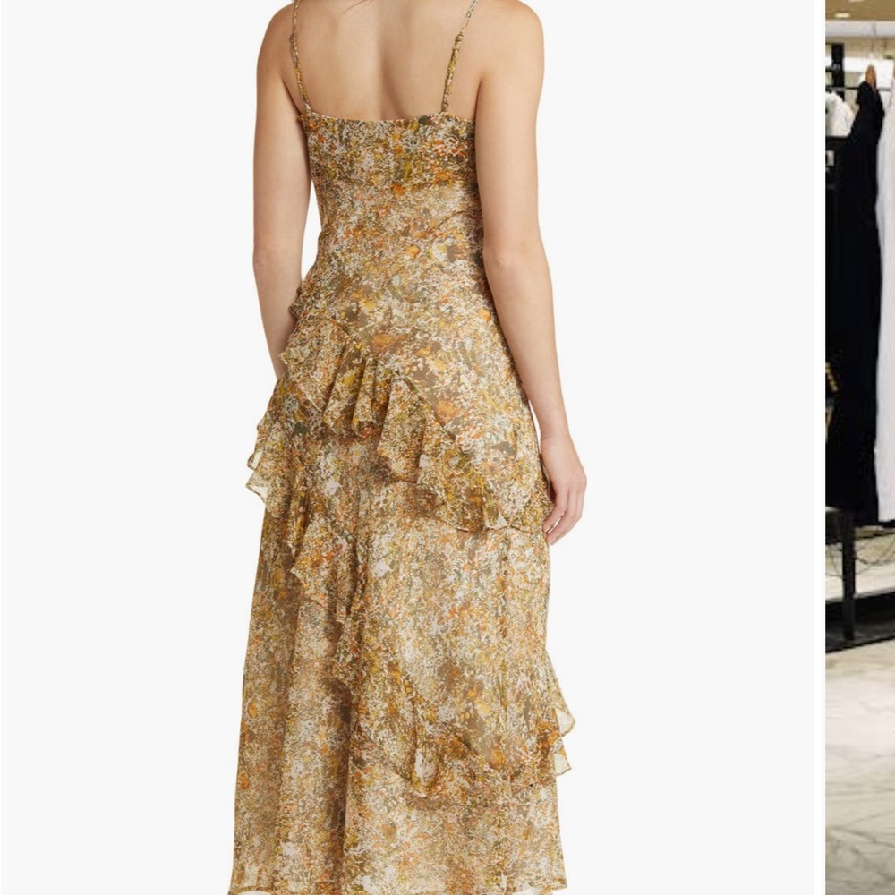 Floral Ruffle Maxi Dress - Picture 2 of 4